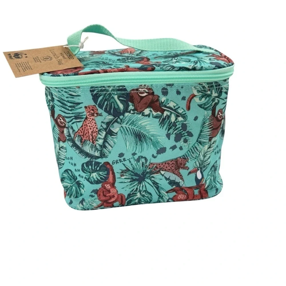 NWT Tesco WWF World Wildlife Fund Soft Sided Insulated Lunch Box